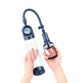 Вакуумная помпа для пениса Boners Penispump With Pressure Gauge