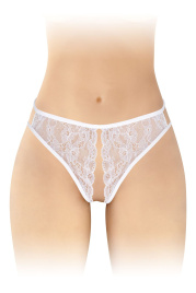 Трусики з відкритим доступом Fashion Secret Victoria White, мереживо