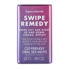 Розпродаж! М'ятні цукерки Bijoux Indiscrets Swipe Remedy – clitherapy oral sex mints термін 11.04.26