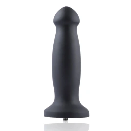 Силиконовый дилдо для секс-машин Hismith 7.2" Black Silicone Anal Dildo, система KlicLok