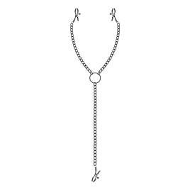Затискачі для сосків та клітора Bedroom Fantasies: Nipple & Clitoral Clamps, чорні