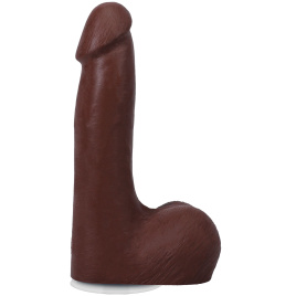 Фалоімітатор Doc Johnson The Realistic Cock ULTRASKYN - 7 Inch with Balls Chocolate