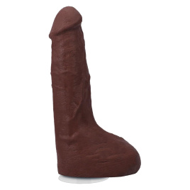 Фалоімітатор, що кінчає Doc Johnson The Realistic Cock ULTRASKYN - Squirting 9,5 Inch Chocolate