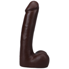 Фалоімітатор Doc Johnson The Realistic Cock ULTRASKYN - 9 Inch with Balls Chocolate