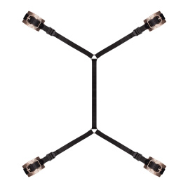 Фіксатор рук і ніг для ліжка Rosy Gold - Under-Mattress Restraint Set