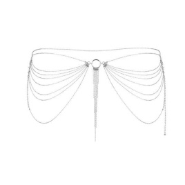 Ланцюжок трусики або ліф Bijoux Indiscrets Magnifique Waist Chain - silver, прикраса на тіло