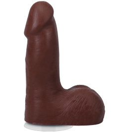 Фалоімітатор Doc Johnson The Realistic Cock ULTRASKYN - 5 Inch with Balls Chocolate