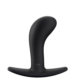 Анальная пробка Fun Factory BOOTIE S, черная, диаметр 2,8 см, тонкий ограничитель