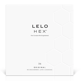 Презервативы LELO HEX Condoms Original 36 Pack, тонкие и суперпрочные