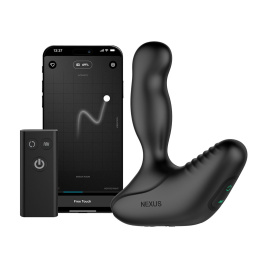 Смарт-масажер простати Nexus Revo Stealth with APP, вібрація+ротація, пульт ДУ, до 10 годин роботи