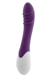 Вибратор S Pleasures Premium Phoenix, для точки G, фиолетовый, водостойкий, 16 видов вибрации, нагрев