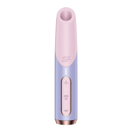 Вакуумний стимулятор Satisfyer Bold Kiss Violet, магнітна технологія 3D Air Pulse, 30 режимів роботи