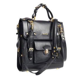 Сумка-трансформер для зберігання секс-іграшок LOCKINK Detachable JK Bag, чорна, ПВХ