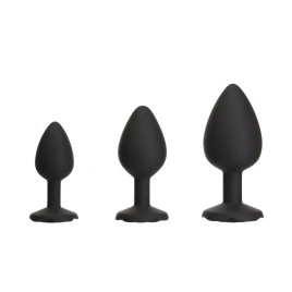 Набор силиконовых анальных пробок BMS Roses Til’ Dawn Silicone Anal Plug Kit (повреждена упаковка!!!)