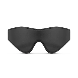Маска Bedroom Fantasies: Faux Leather Blindfold, черная