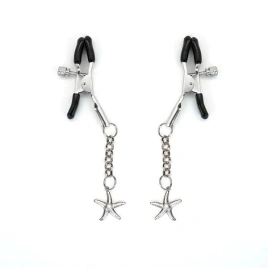 Зажимы для сосков Liebe Seele Starfish Nipple Clamps Silver, подвеска морская звезда