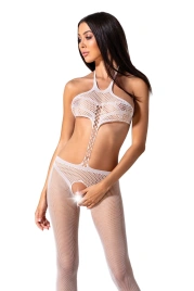 Открытый бодистокинг Passion BS080 white