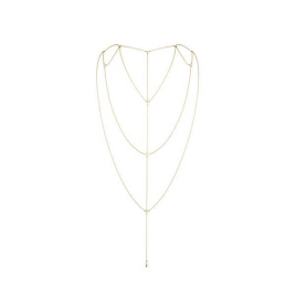 Ланцюжок для спини Bijoux Indiscrets Magnifique Back and Cleavage Chain - Gold, прикраса для тіла