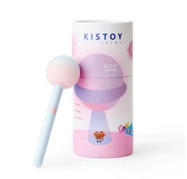 Вібратор-цукерка на паличці KISSTOY Lala Pop, 2 мотори, маска на очі в комплекті