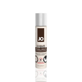 Розігрівальна змазка-крем з кокосовою олією JO Coconut Hybrid WARMING (30 мл) біла