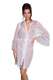 Воздушный пеньюар Passion LOVELIA PEIGNOIR L/XL, white