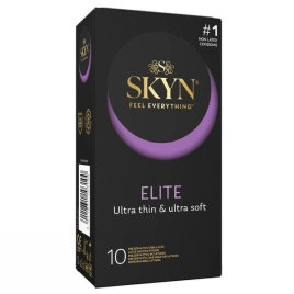 Безлатексные премиум-презервативы SKYN Elite 10 шт (мятая упаковка!!!)