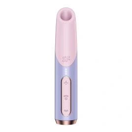 Вакуумный стимулятор Satisfyer Bold Kiss Violet, магнитная технология 3D Air Pulse, 30 режимов работы