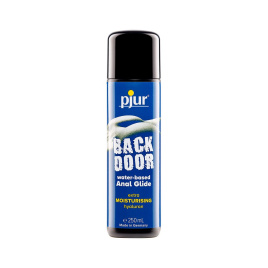 Анальний лубрикант pjur BACK DOOR Moisturising 250 мл, на водній основі, з гіалуроном, ефект силікону