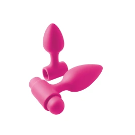Анальная пробка с вибрацией NS Novelties INYA - Vibe-O-Spades -Pink