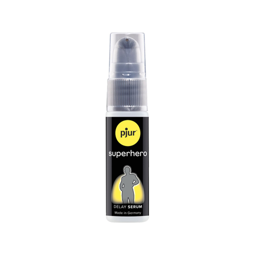 Сироватка-пролонгатор pjur Superhero Delay Serum 20 мл, створює ефект плівки, без оніміння фото 4