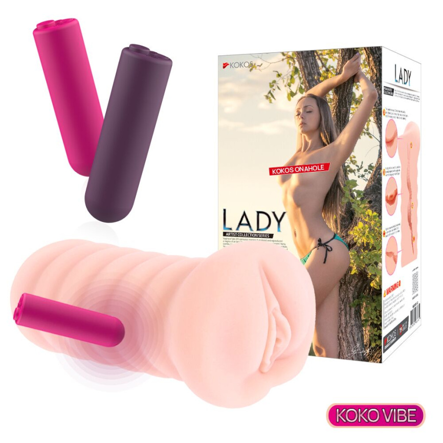 Мастурбатор-вагіна Kokos Lady Vibe фото 3