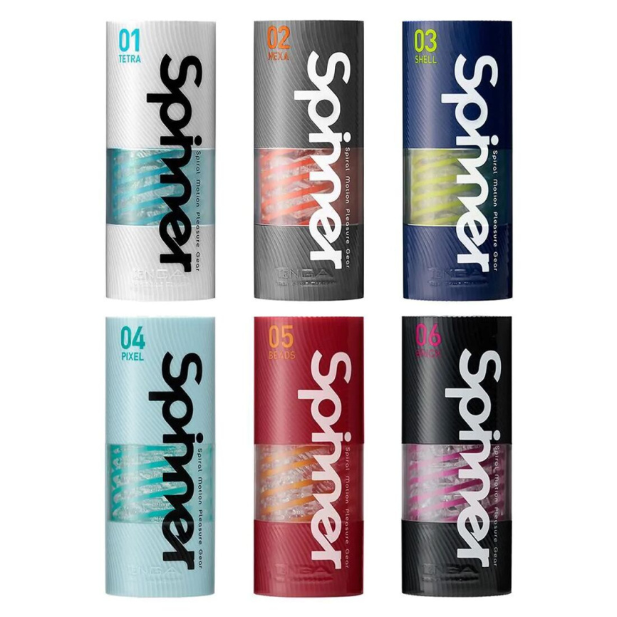 Мастурбатор Tenga Spinner 05 Beads з пружною стимулювальною спіраллю всередині фото 7