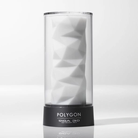 Мастурбатор Tenga 3D Polygon, очень нежный, из антибактериального эластомера с серебром фото 1