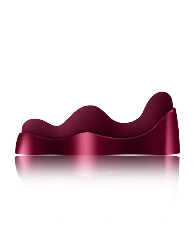 Универсальный sit-on-top вибратор Rocks Off Ruby Glow Blush, пульт ДУ фото 4
