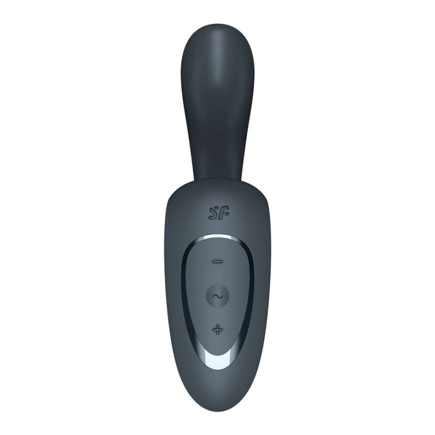 Вагинально-клиторальный вибратор Satisfyer G for Goddess 1 Dark Grey, 2 мотора фото 2