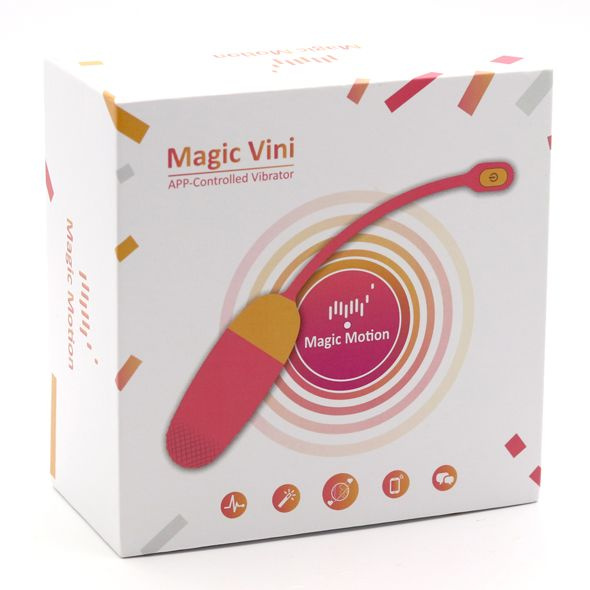 Смарт-віброяйце Magic Motion Vini Orange, керування зі смартфона фото 2