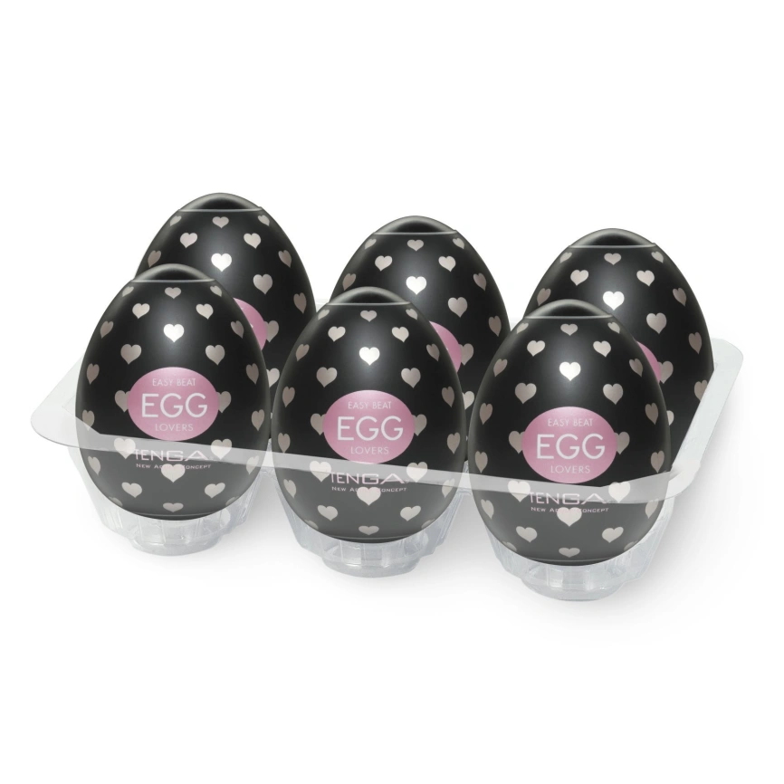 Мастурбатор-яйцо Tenga Egg Lovers (сердечки) фото 4
