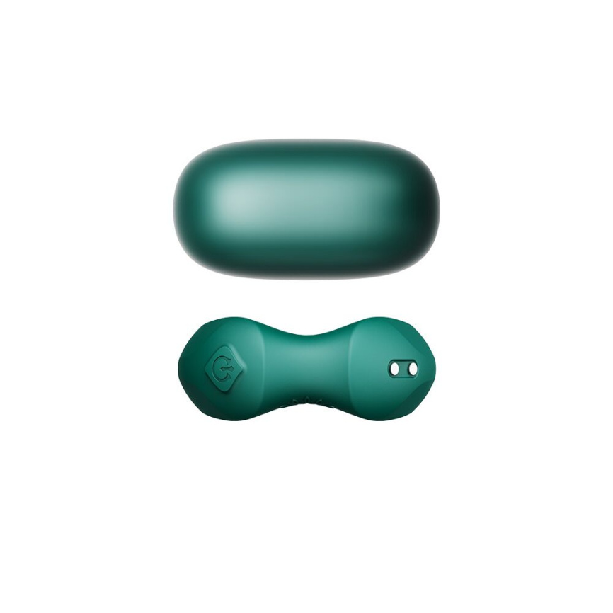 Ерекційне смарт-віброкільце Zalo Apis Turquoise Green, до 4 годин роботи, зарядний кейс фото 11