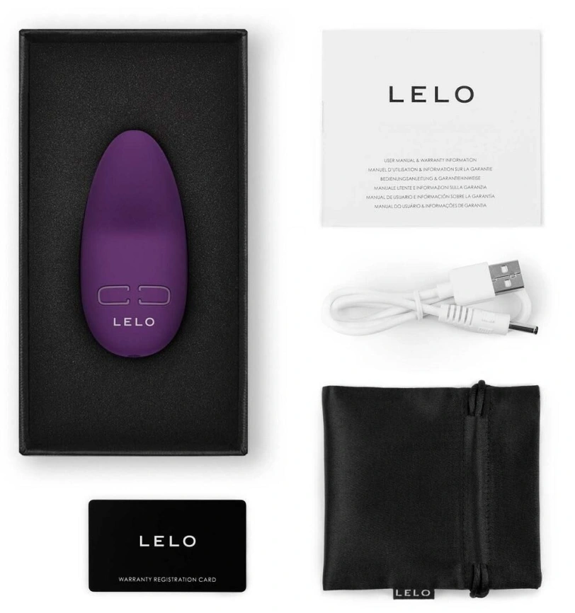 Мини-вибратор для клитора LELO Lily 3 Dark Plum, 10 режимов, очень мощный фото 4