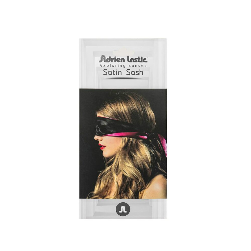 Пов’язка-стрічка з сатину 2в1 Adrien Lastic Satin Sash (пов’язка на очі і стрічка для зв’язування) фото 3