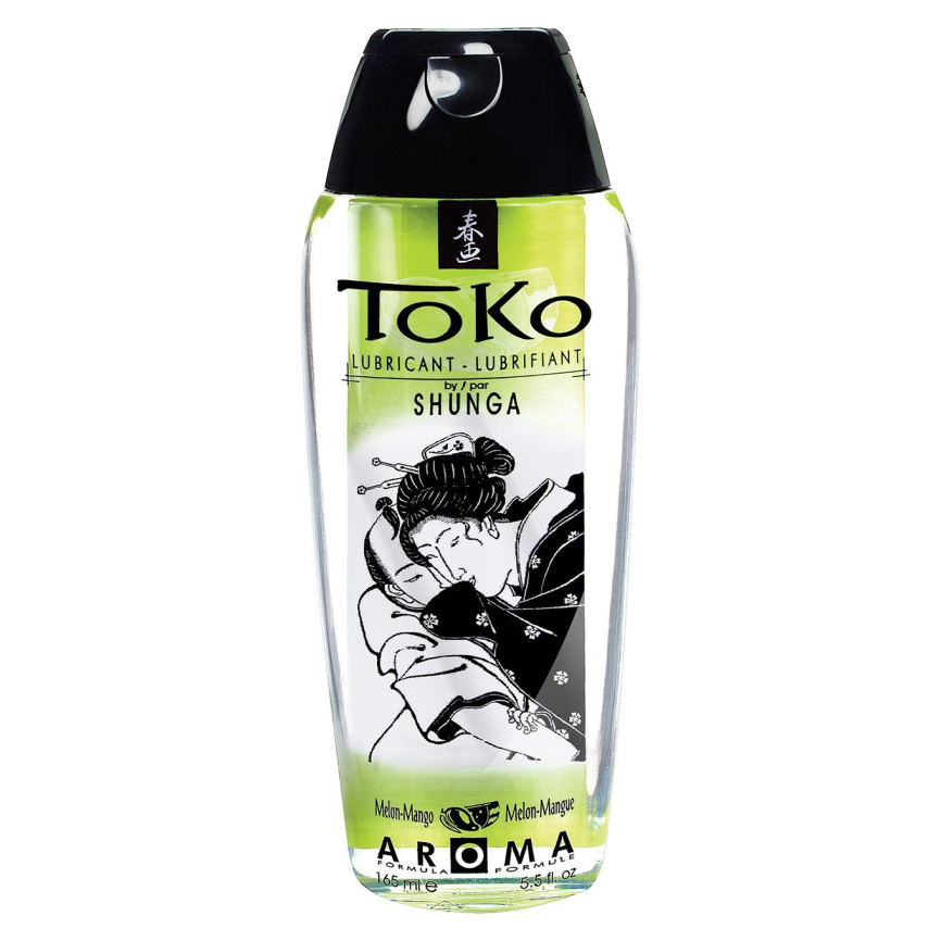 Лубрикант на водній основі Shunga Toko AROMA - Melon Mango (165 мл), не містить цукру фото 1