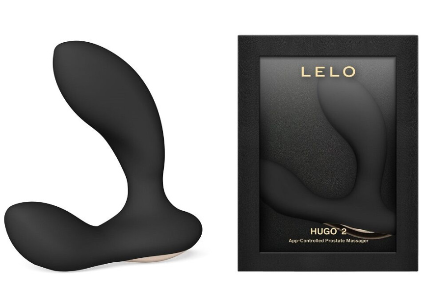 Смарт-масажер простати LELO Hugo 2 Black, 2 мотори, підвищена потужність фото 2