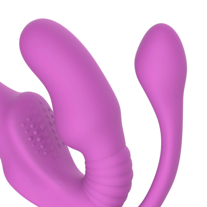 Безремневой страпон с анальной вставкой Teazers Strapless Strap-On with Anal Plug фото 7