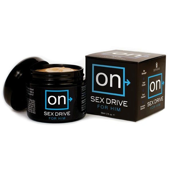 Крем для повышения либидо у мужчин Sensuva ON Sex Drive for Him 50 мл, с натуральными экстрактами фото 2