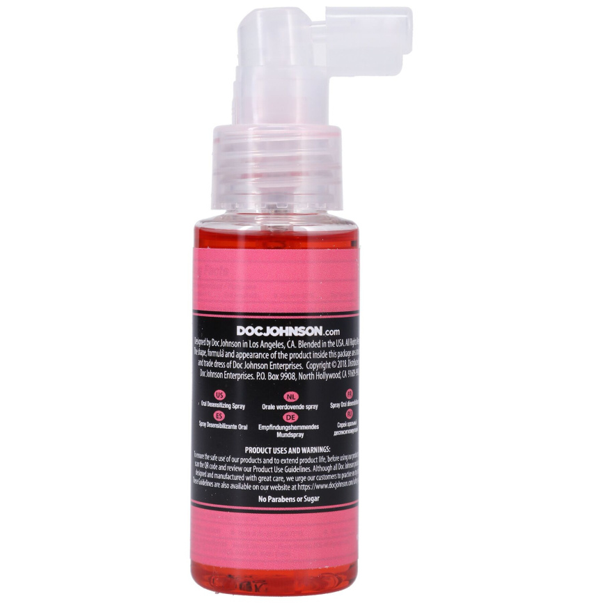 Спрей для мінету Doc Johnson GoodHead DeepThroat Spray - Watermelon 59 мл для глибокого мінету фото 4