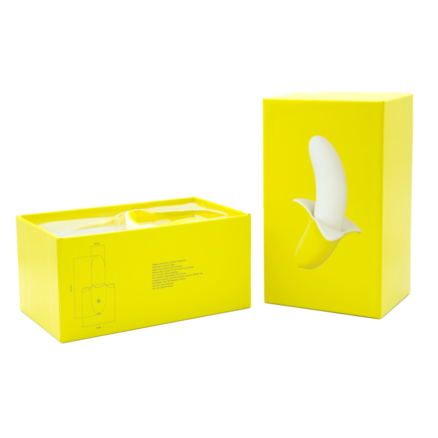 Вібратор-банан Banana Bliss Mini Silicone Vibrator, вагінально-кліторальна стимуляція, 10 режимів фото 9