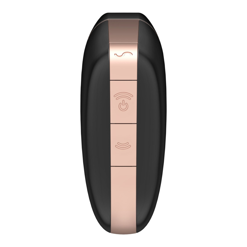 Вакуумний кліторальний стимулятор Satisfyer Love Triangle Black з керуванням через інтернет фото 5