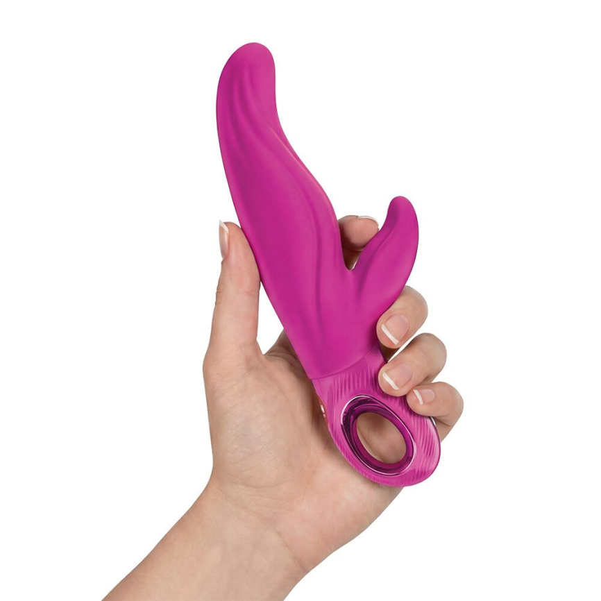 Вібратор-кролик для точки А Fun Factory LADY BI Magenta, 2 мотори, 12 режимів фото 5