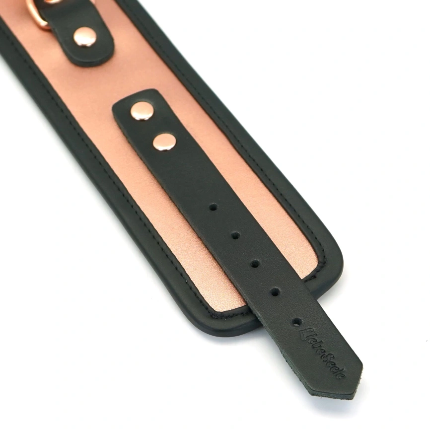 Поножи Liebe Seele Rose Gold Memory Ankle Cuffs, натуральная кожа, розовое золото фото 7