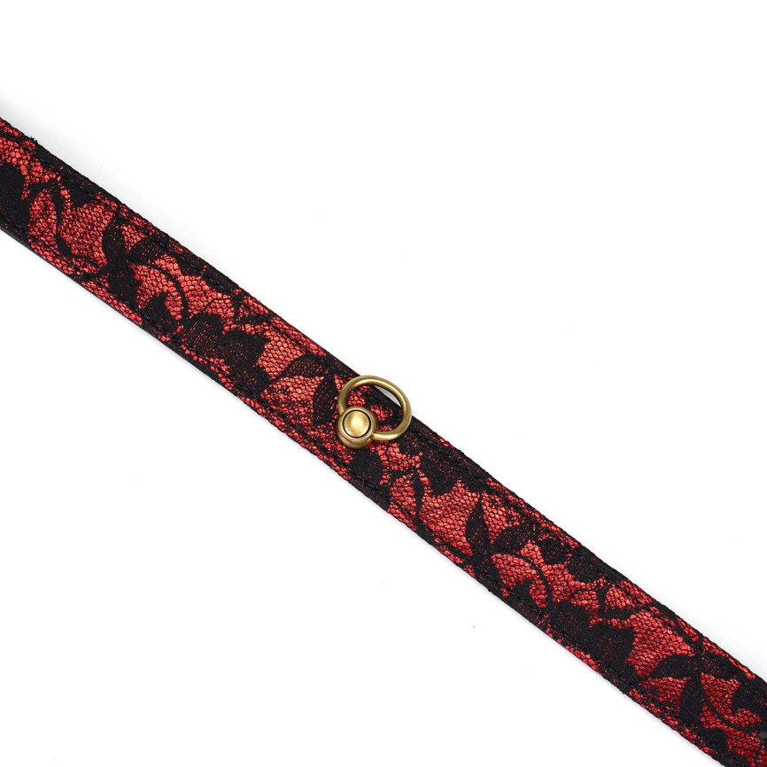 Чокер з кільцем для повідця Liebe Seele Victorian Garden Choker фото 5